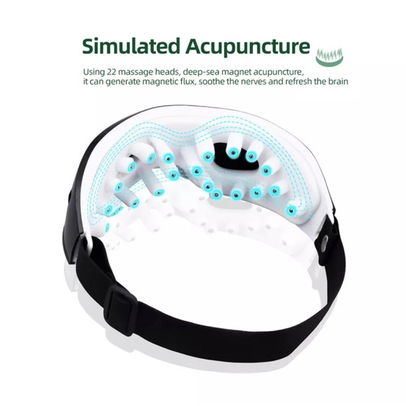 Eye Massager Electric Shiatsu For Dry & Strain eye Fatigue Relief  Better Sleep - Picture 3 of 13